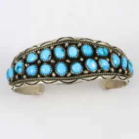 1970s Sleeping Beauty Turquoise Cuff