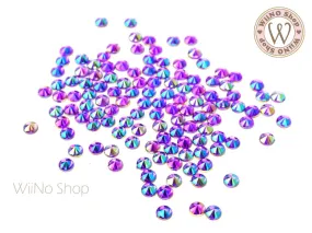 4mm AB Purple Round Point Top Acrylic Rhinestone - 50 pcs