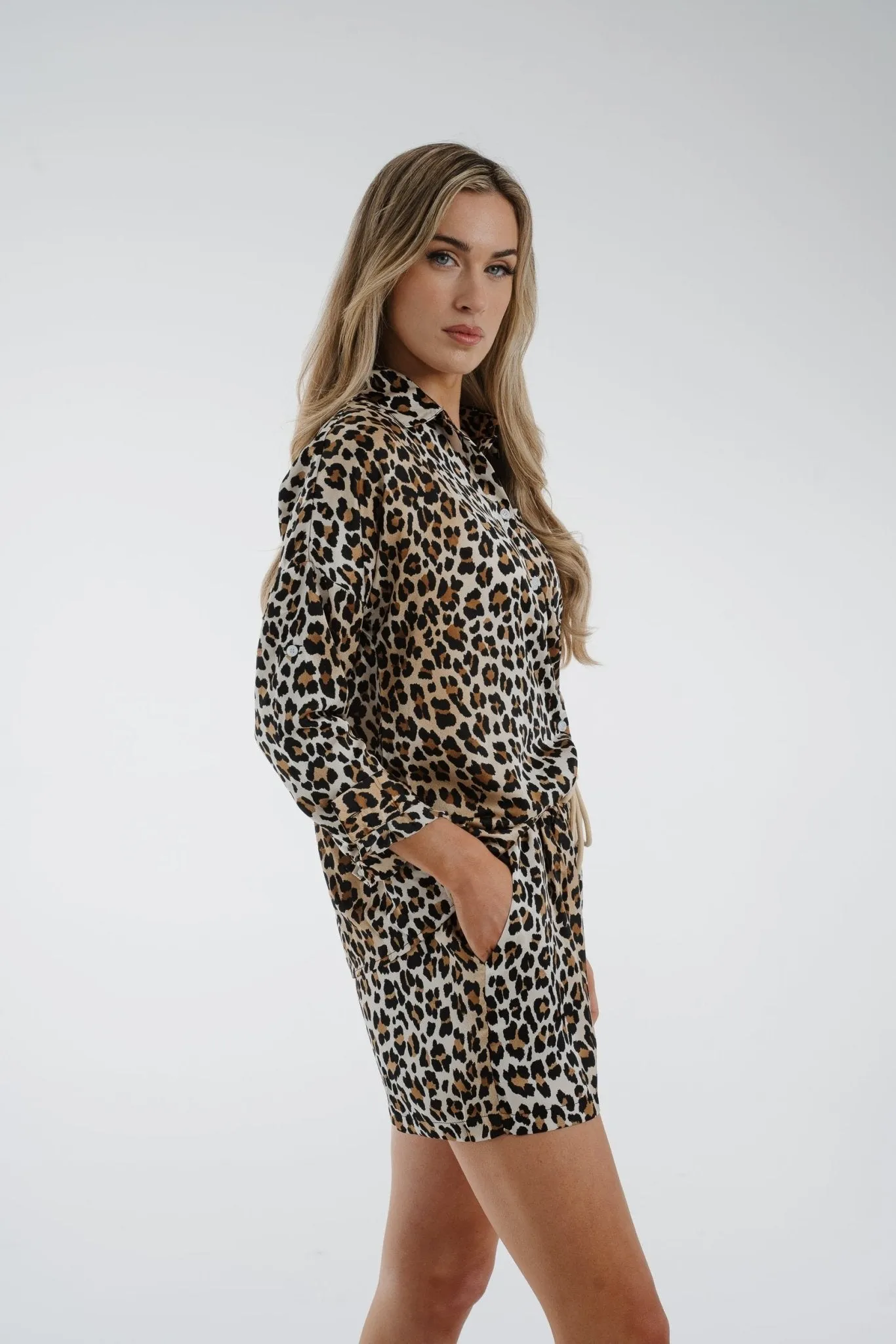 Ally Shirt In Leopard Print