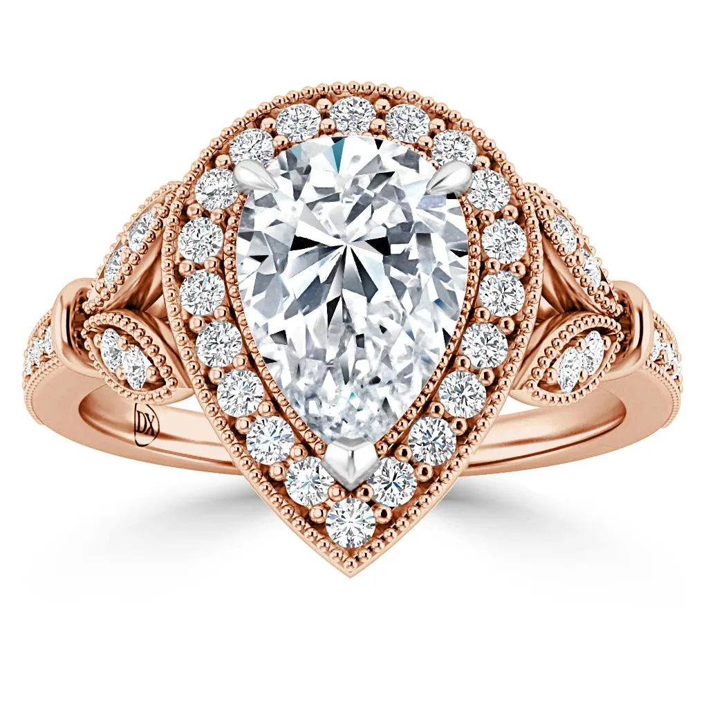 Audrey - 18ct Rose Gold - Pear