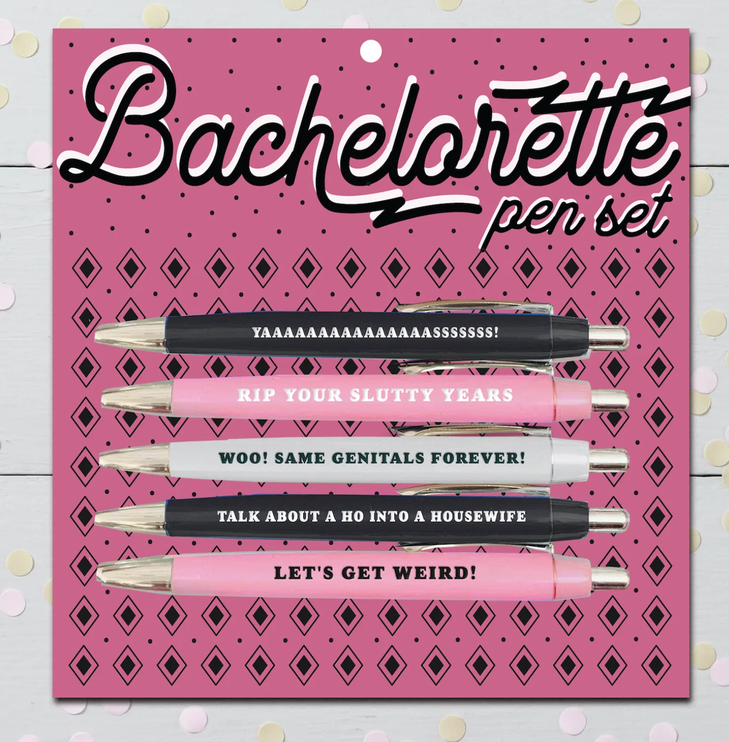 Bachelorette Pen Set