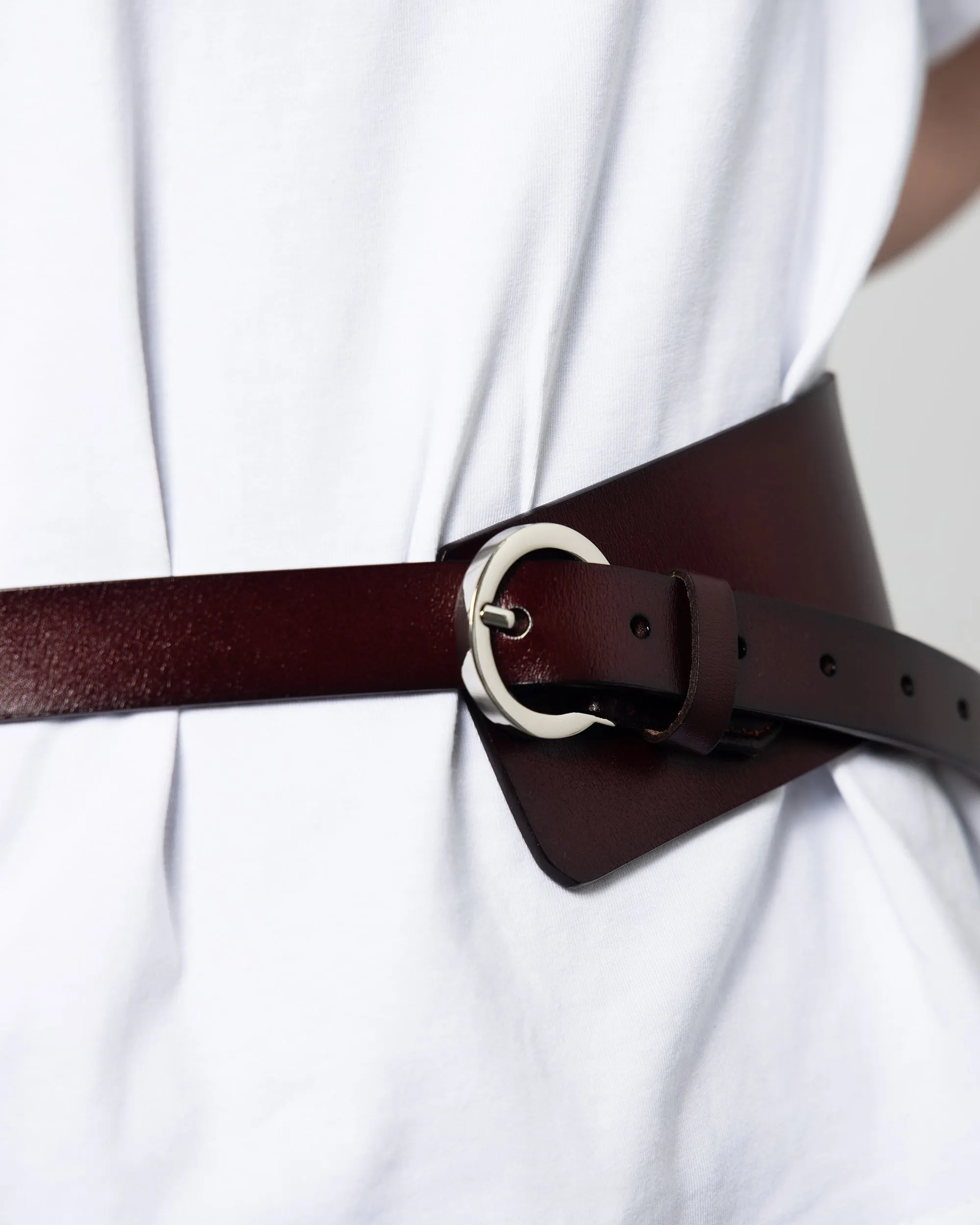 BUCKLED WIDE BELT 1917 - حزام