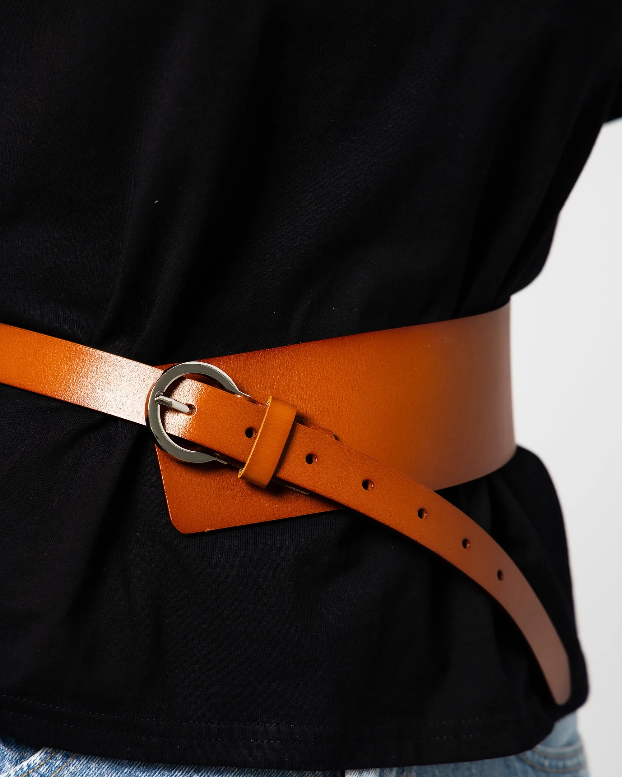 BUCKLED WIDE BELT 1917 - حزام