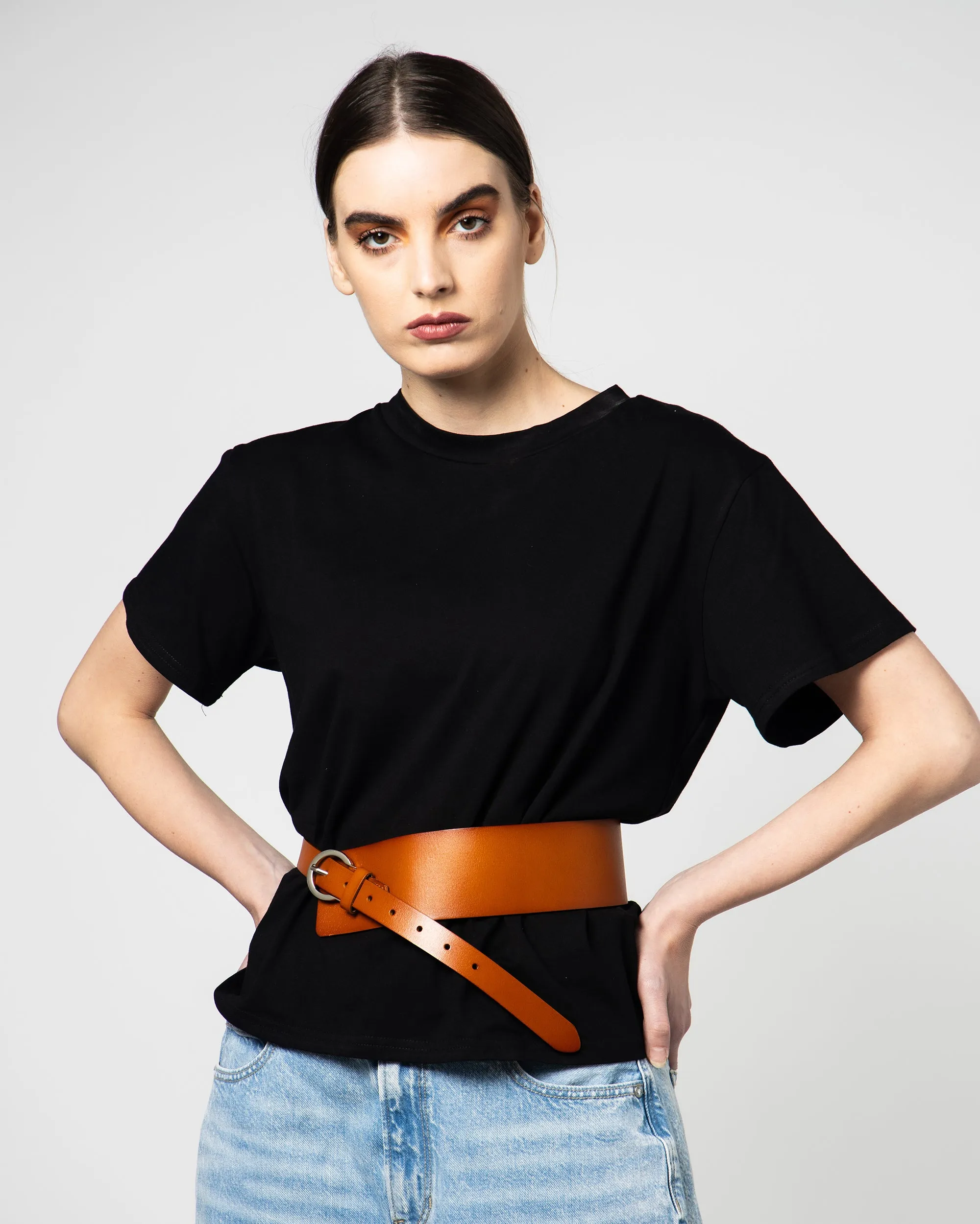 BUCKLED WIDE BELT 1917 - حزام