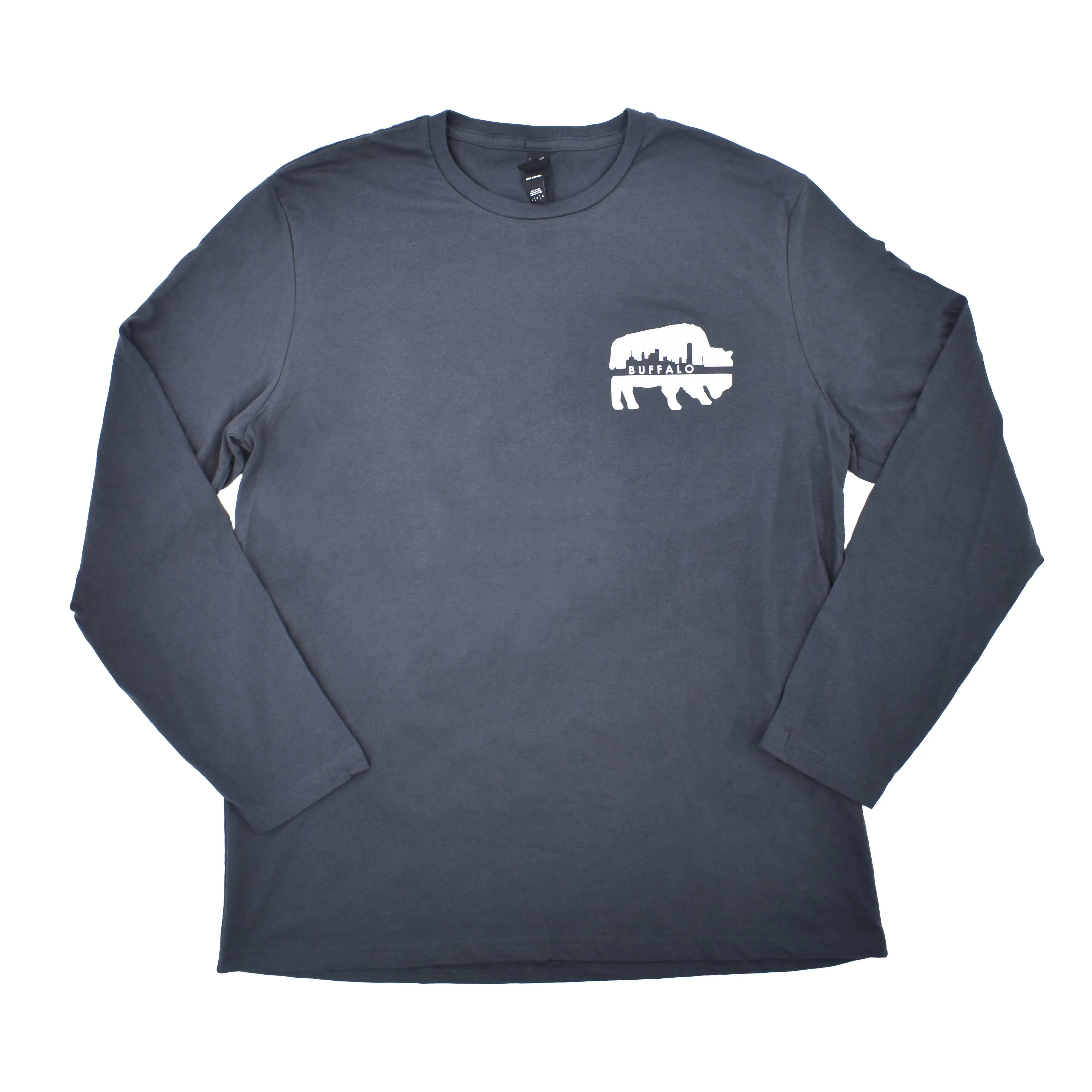 Buffalo Skyline Charcoal Grey Long Sleeve Shirt