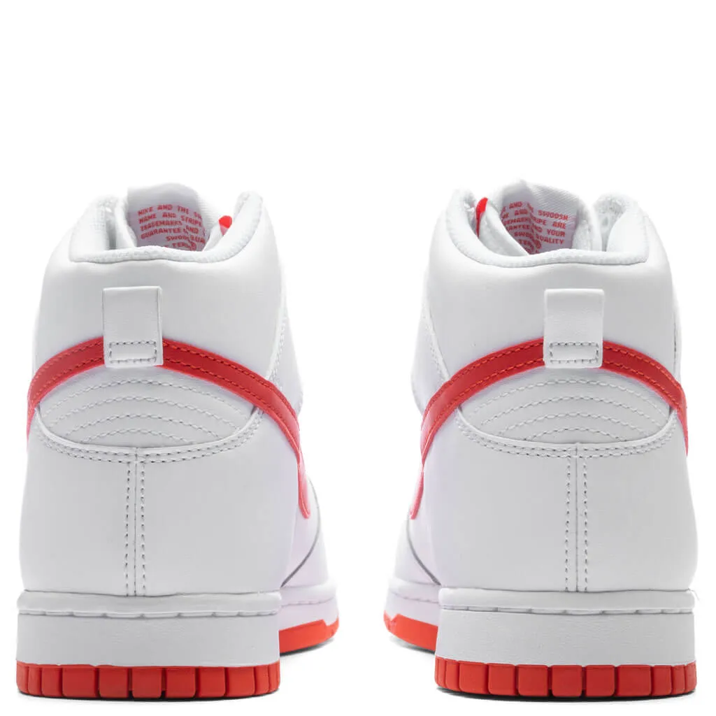 Dunk Hi Retro - White/Picante Red/White