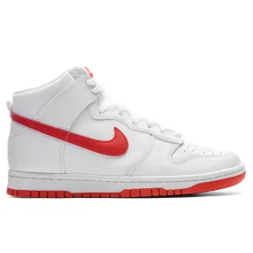 Dunk Hi Retro - White/Picante Red/White