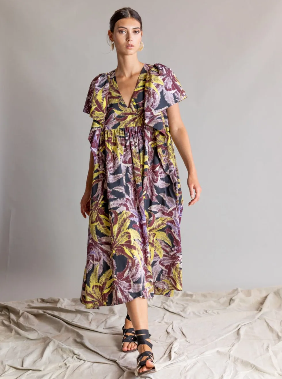 Folky Printed Dress