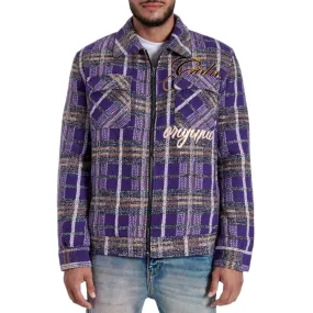 Gala Original Reckoning Flannel Jacket (Purple Plaid) G-SP-24-002