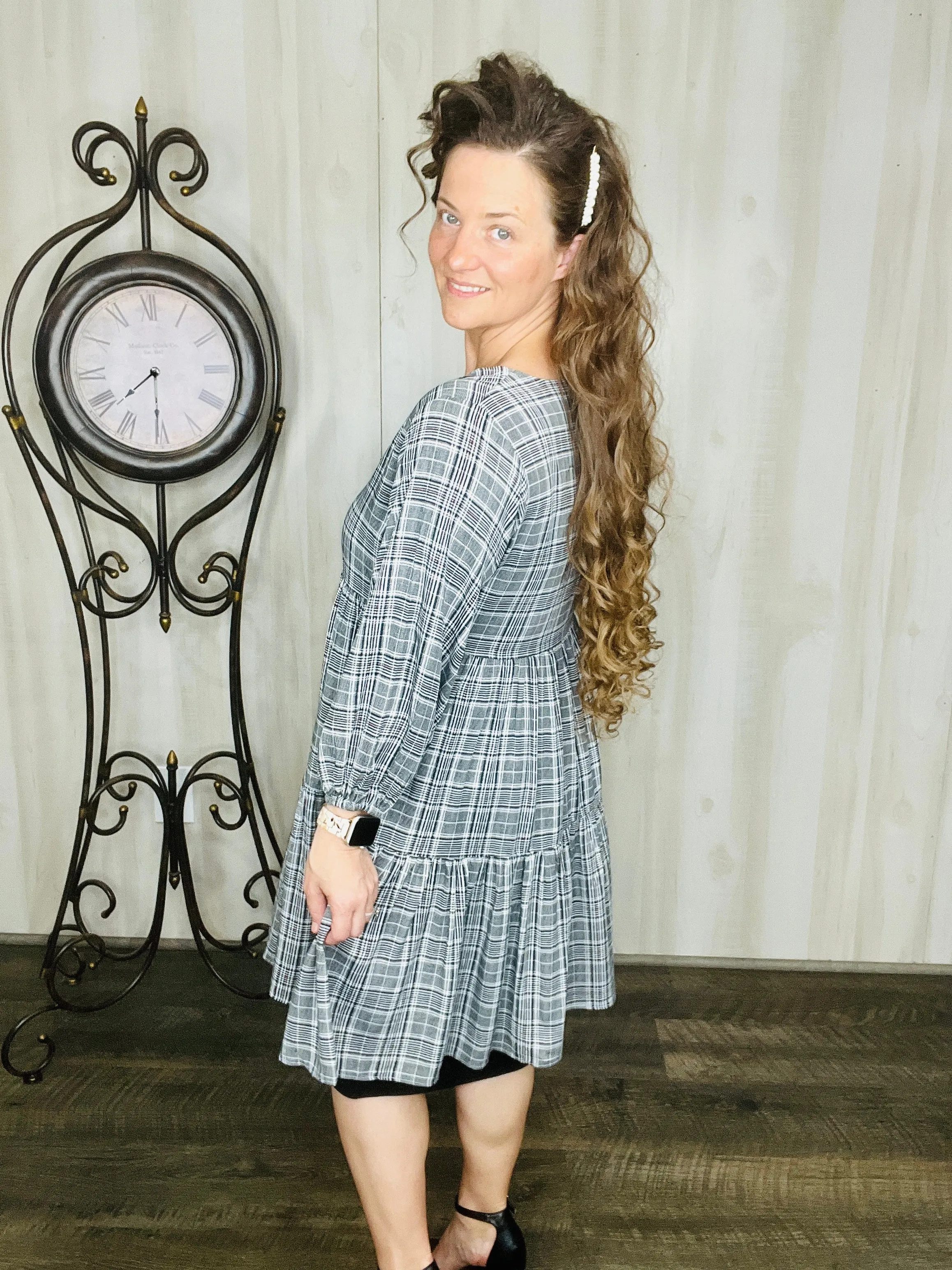 Glad About Plaid Tunic