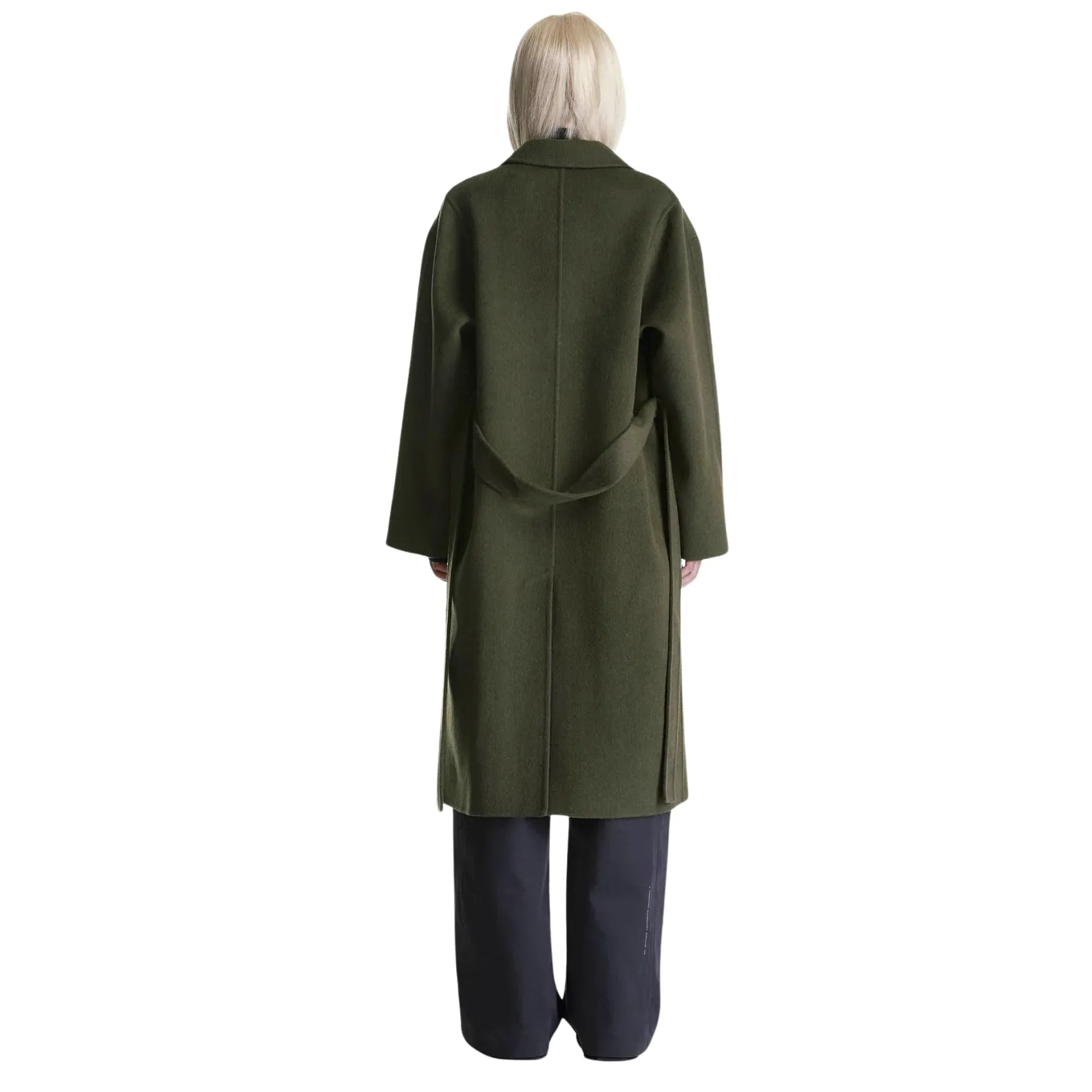 Grav Wool Coat - Jade