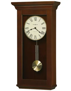 Howard Miller Continental Pendulum Wall Clock - Chiming - Cherry Bordeaux Finish