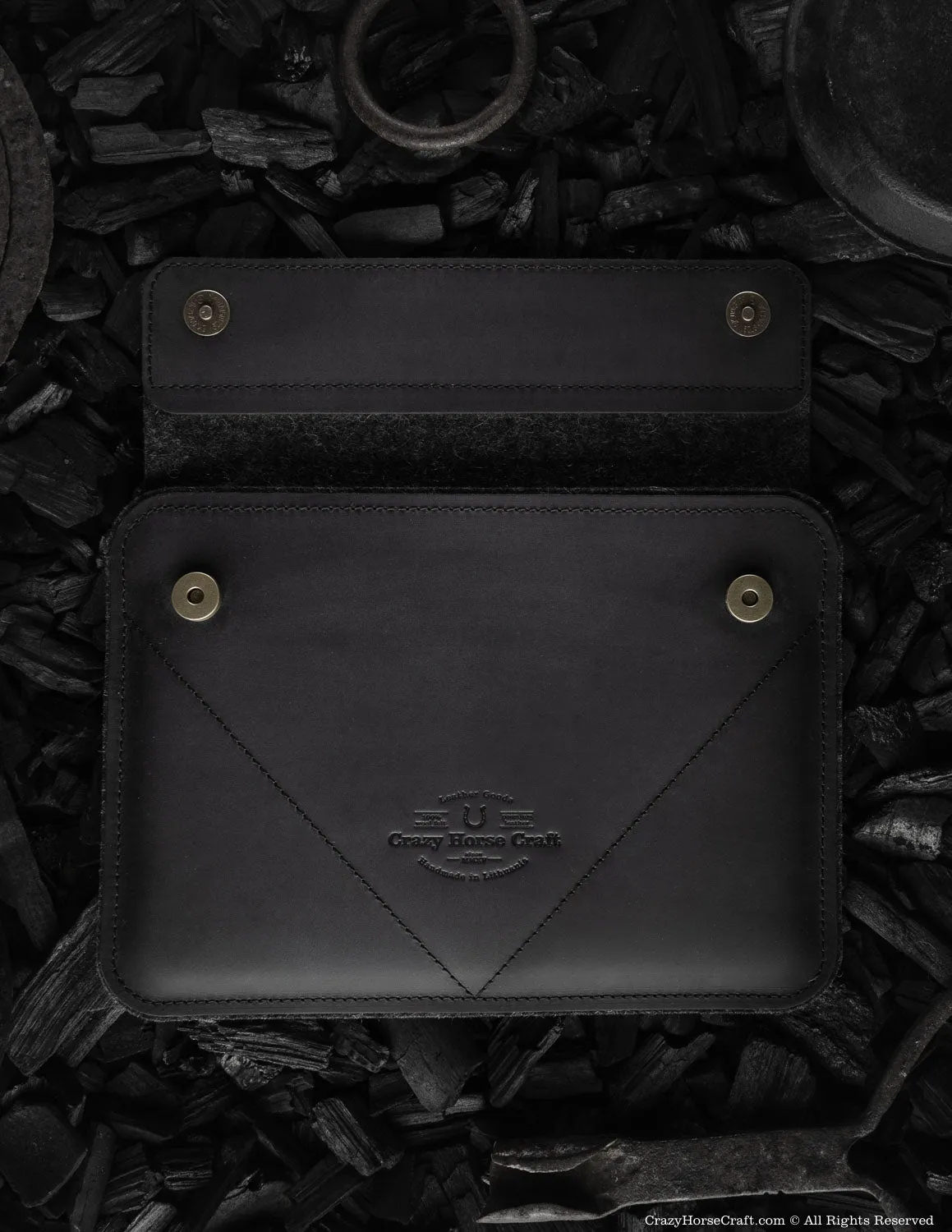 Leather iPad Pro/Air Case | Carbon Black