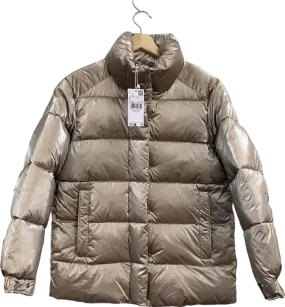 Mango champagne water repellent Puffer Jacket UK Size S