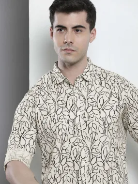 Men Abstract Printed Shirt