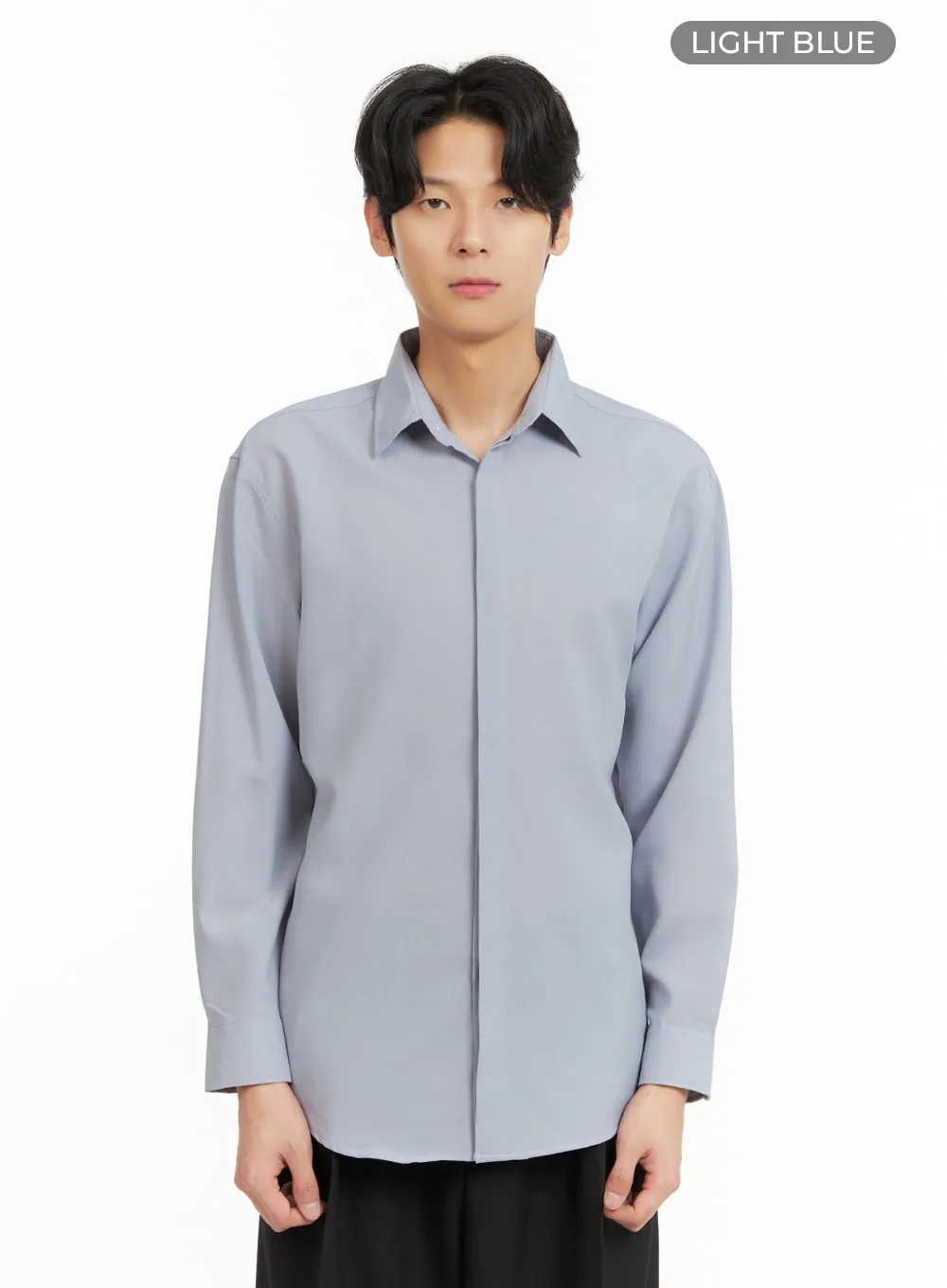 Men's Buttoned Collar Shirt IA402