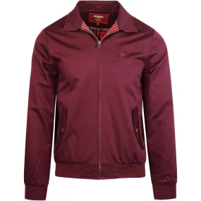 Merc London Harrington Jacket Wine