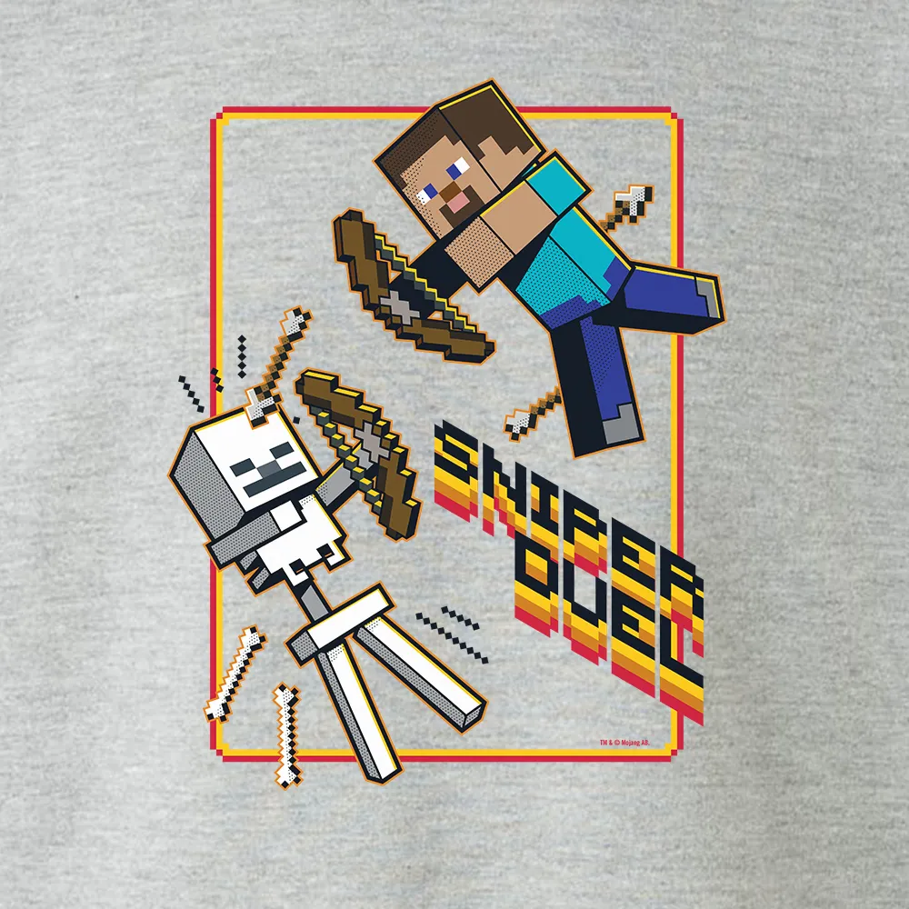 Minecraft Jolly Mobs Sniper Duel Fleece Crewneck Sweatshirt