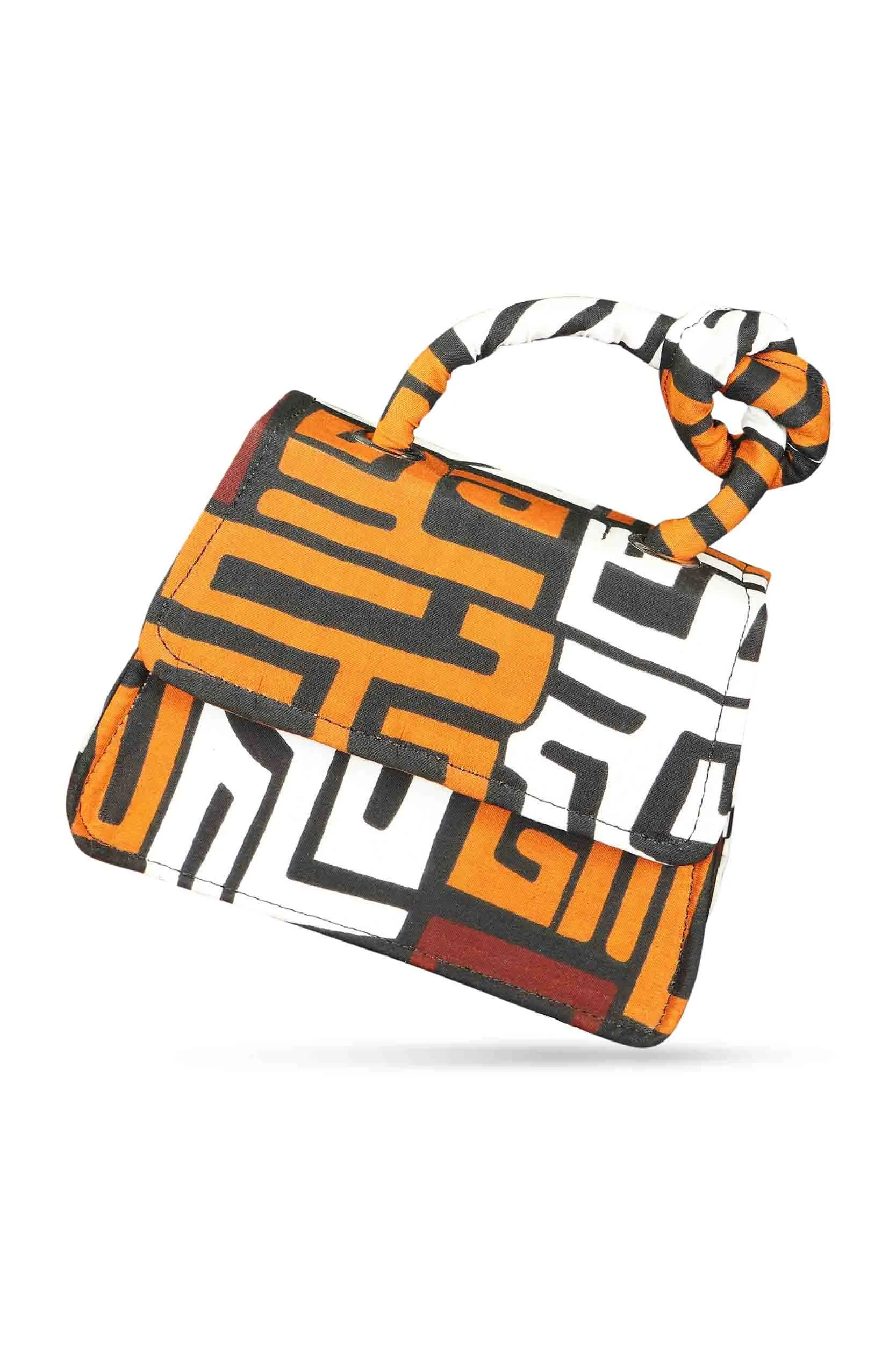 MORAYO African Print Mini Bag (Knotted Handle)