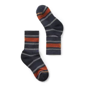 Smartwool Deep Navy Striped Hike Light Cushion Crew Sock