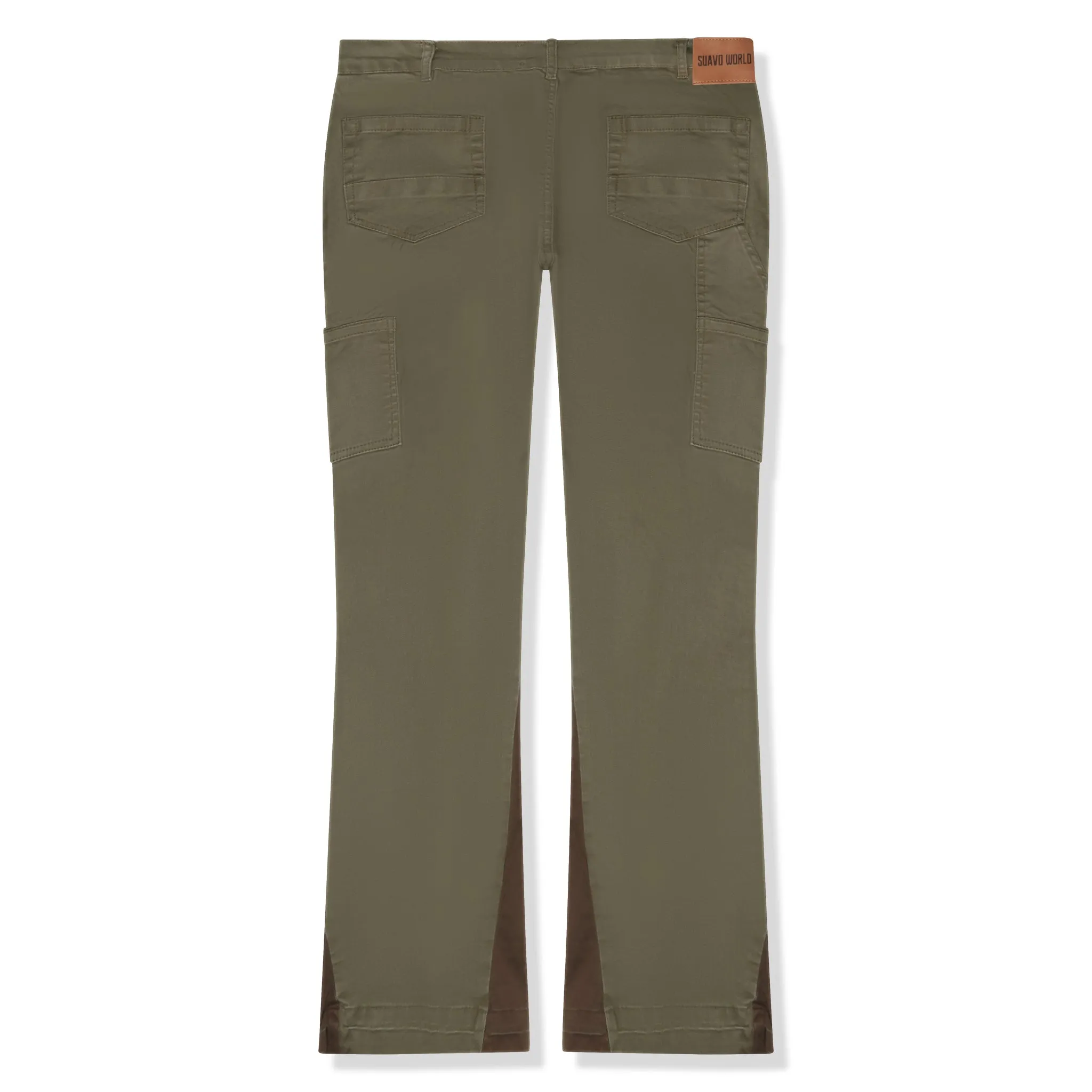 Suavo World Flare Denim Khaki