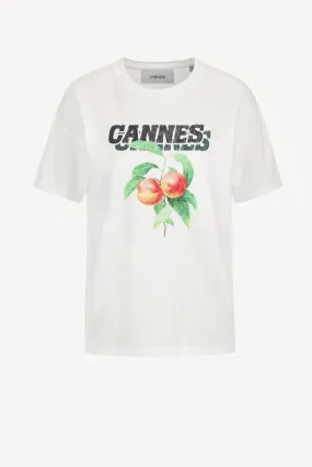 T-Shirt Cannes in Weiß