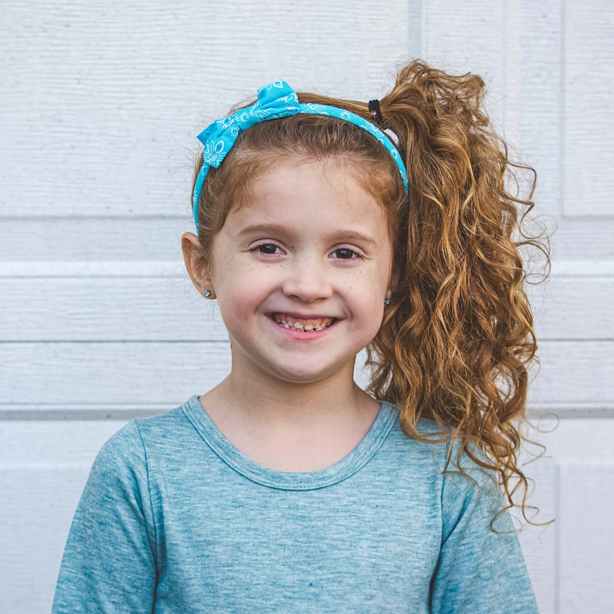 Thin Eyelet Lace Bow Headband