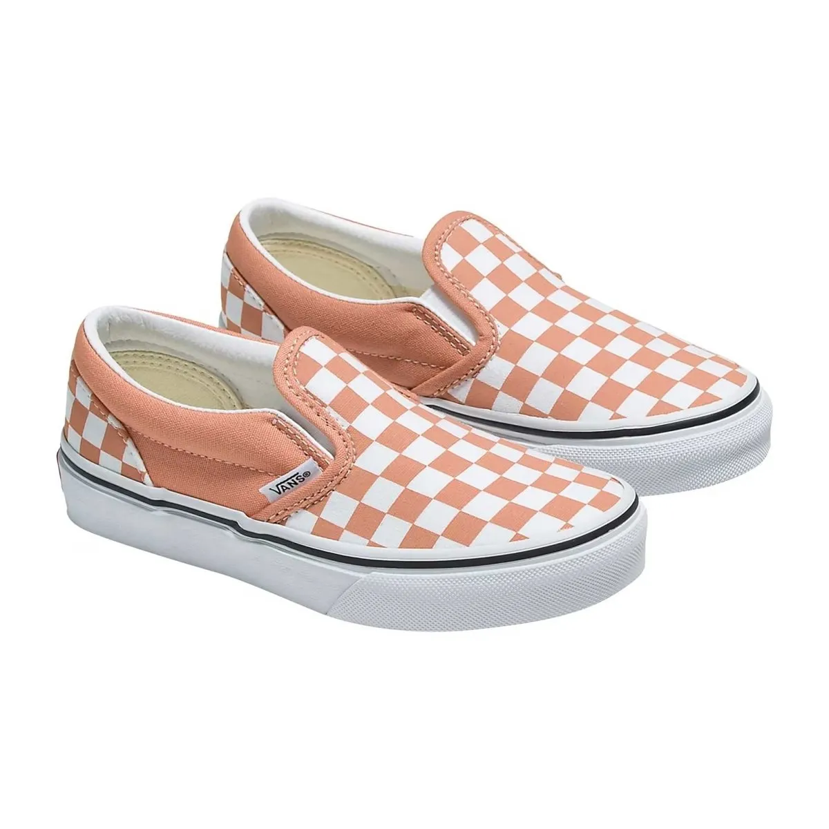 Vans PS (Preschool) Slip On Sun Baked/White Checkerboard