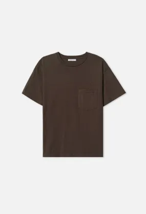 Victura Pocket Tee / Chocolate Brown