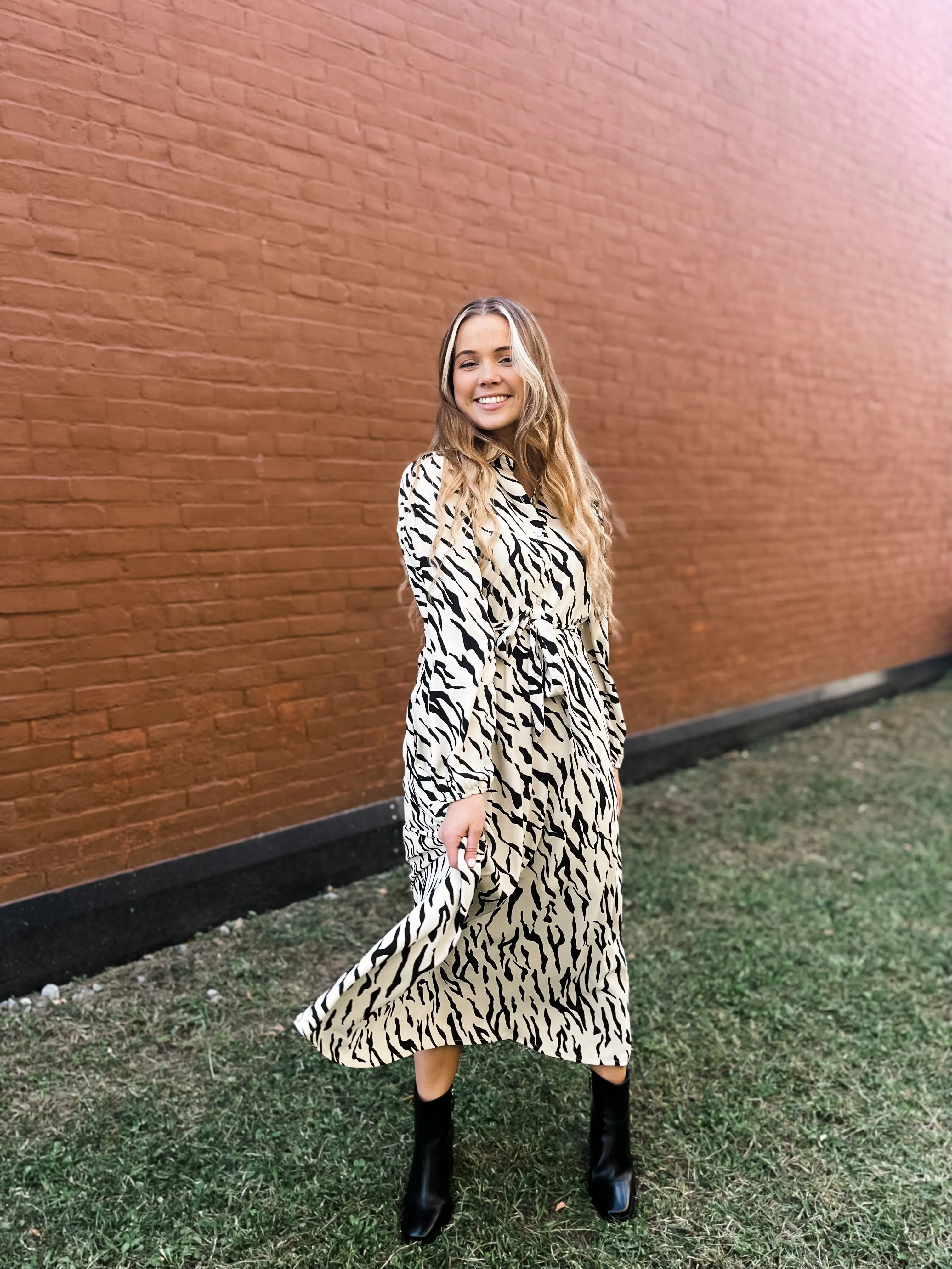 Wild For You Midi Dress