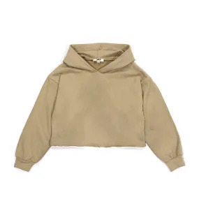 XB Women's Jayden French Terry Hood Top Taupe